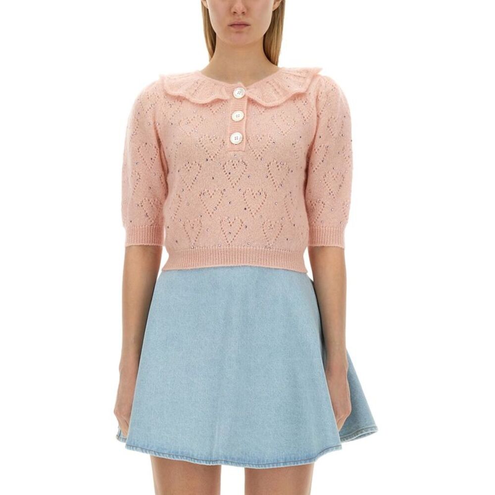 Alessandra Rich Women "Hearts" Jersey